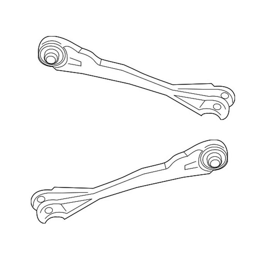 Suspension Control Arm Kit Rear Genuine BMW BM2749840KIT